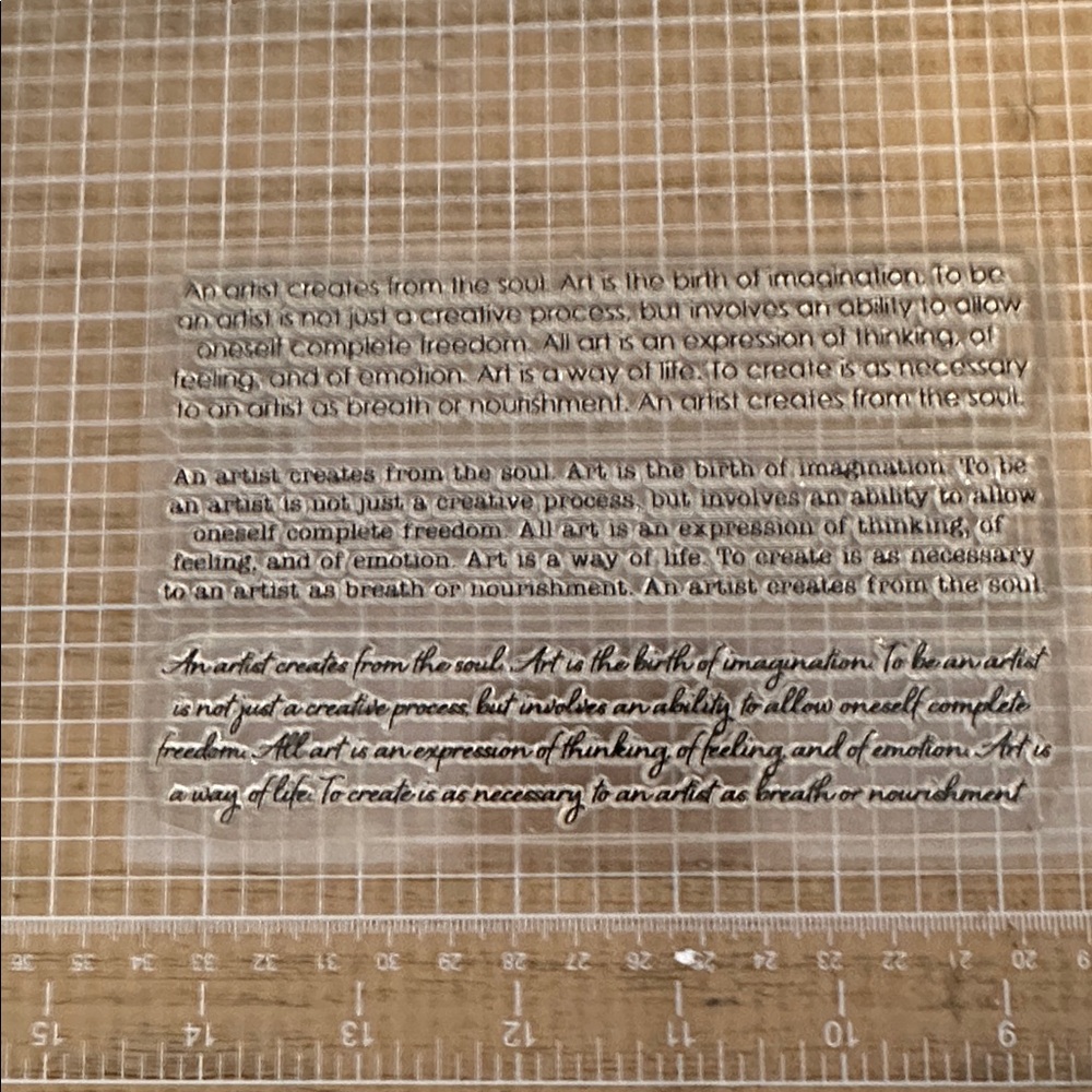 Source Unknown Clear Home Design Stamps